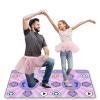 Bewinner Double Dance Mat 63 x 36.6inch, Musical Electronic Dance Pad with 2 Remote Controls, Comfortable Adult Kids Dance Games Floor Mat for TV, Christmas Birthday Gifts view 4