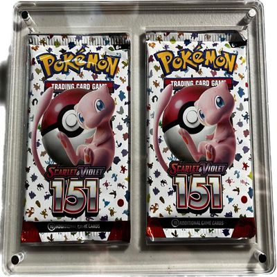 Acrylic Cases for most booster packs (Double Booster Holder)
