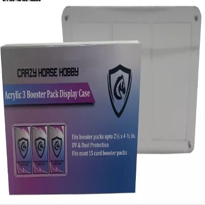 Acrylic Cases for Most Booster Packs (3 Booster Holder)