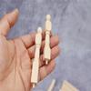 AirAds Dollhouse 1/12 Miniature Unfinished Wood Staircase Straight Stairway; Assemble Required (1 Staircase w/Left handrail) view 1