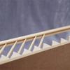 AirAds Dollhouse 1/12 Miniature Unfinished Wood Staircase Straight Stairway; Assemble Required (1 Staircase w/Left handrail) view 4