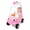 Grow'n Up My Unicorn Coupe, Safe Sturdy Body, 360-degree Spinning Wheels, Doors Lock and roof Handle, Storage Tray, Ages 1.5+ view 1