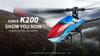 WLtoys High-Speed RC Drone/Helicopter/Quadcopter K200 RC Helicopter 2.4G 6-Aixs Gyroscope 4CH Altitude Hold Optical Flow Remote Control Helicopter Toys for Children (K200 1B) view 2