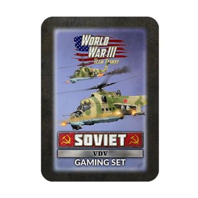 Team Yankee World War III Soviet VDV Gaming Set - Dice and Token Set