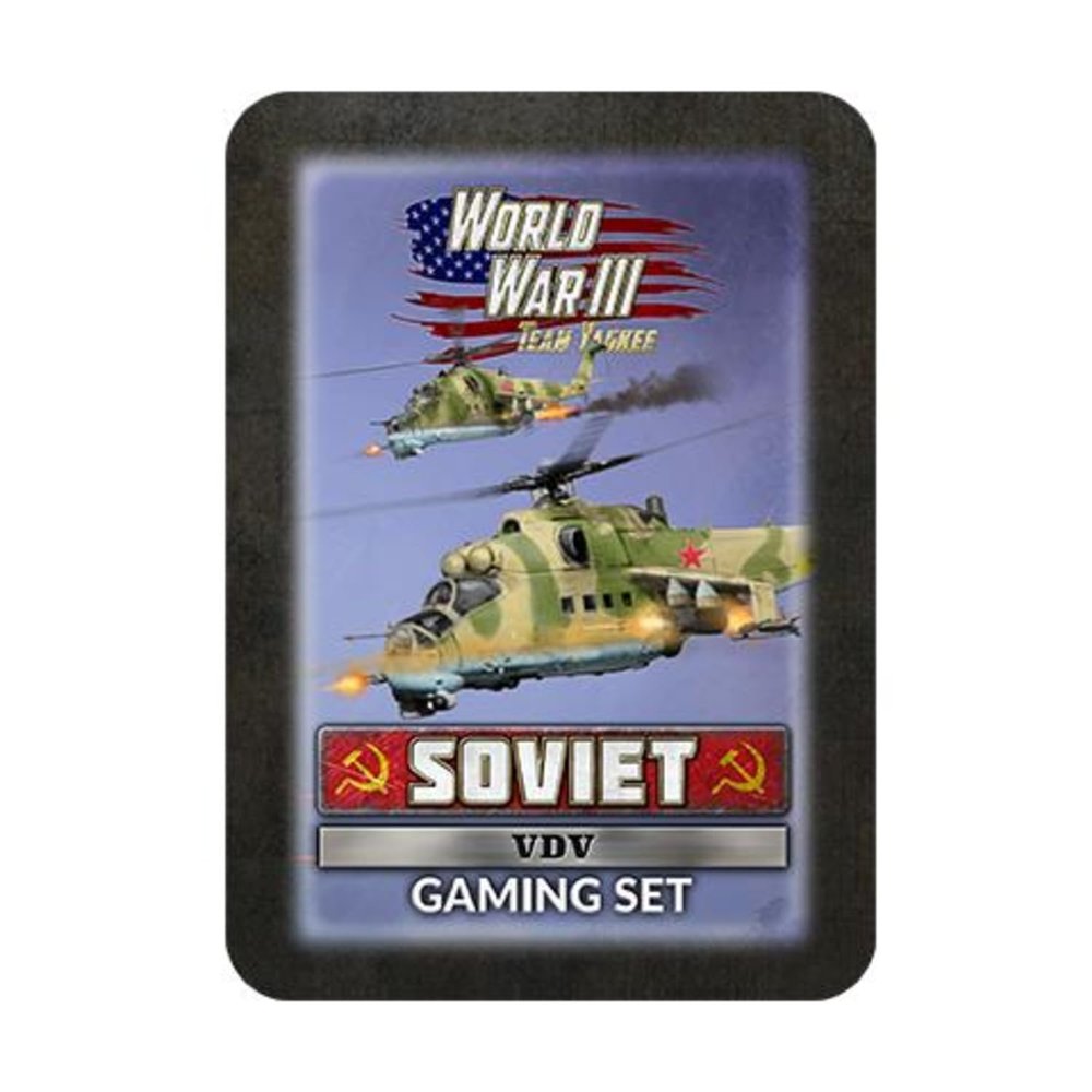 Team Yankee World War III Soviet VDV Gaming Set - Dice and Token Set