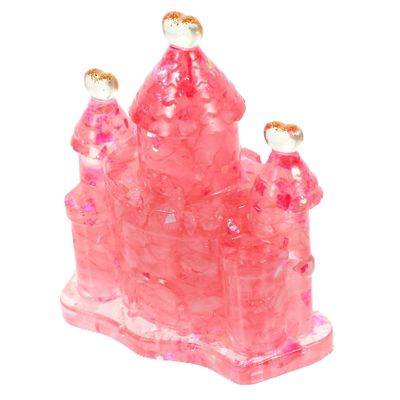 Toyvian European Style Castle Desktop Ornament Landscape Craft for Home Decor Simple Natural Castle Decoration for Living Room Office and Tabletop Display