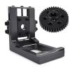 BRKRC Alloy Motor Mount Fixed Bracket with M1 Steel Motor Gears Fit for 1/5 X-Maxx 6S & X Maxx 8S & 1/6 XRT 8S RC Truck Upgrades Parts (Motor Mount+38T Gear) view 1