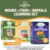 150 Noun Food and Animal Flash Cards Set, Montessori Educational Games, Vocabulary Builder Picture Cards for Speech Therapy, ESL, Occupational Therapy, Autism, Dementia and SLP Learning Materials view 3