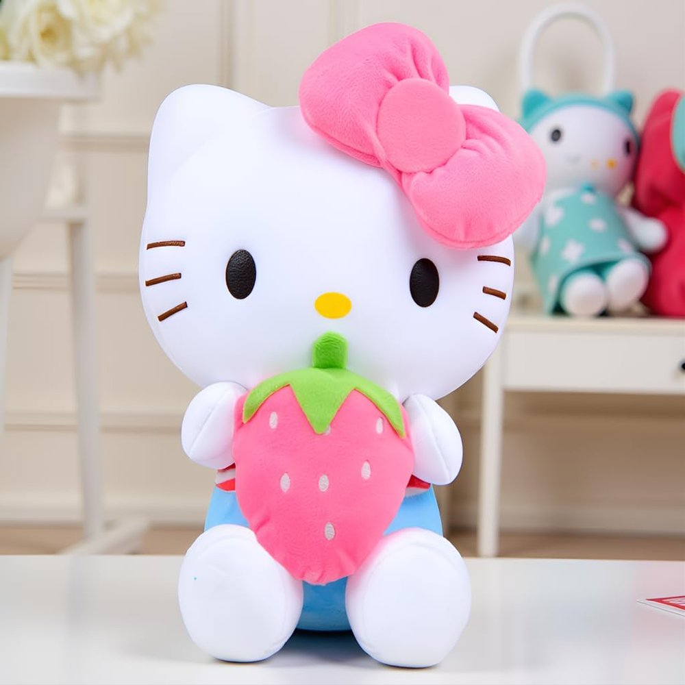 AlphaDesignLuxe 17.5 Kitty Plush Toy  Kawaii Cat Stuffed Animal, Soft Plush Doll for Kids, Teens, Collectors & Room Dcor