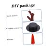 ABOOFAN 344pcs Christmas Craft Kit Snowman Accessories for Holiday Fun Engaging Activities for Boys and Girls Lightweight Craft Supplies for Family Bonding and Creative Play view 3