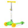 Chipolino Funky Yellow Green: Folding Scooter for Children from 3 Years Old, Lightweight Aluminium (3 kg), Adjustable Handlebar, Rear Brake, LED Lights, Complies with European Standards. Fun and view 1