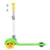 Chipolino Funky Yellow Green: Folding Scooter for Children from 3 Years Old, Lightweight Aluminium (3 kg), Adjustable Handlebar, Rear Brake, LED Lights, Complies with European Standards. Fun and view 3