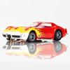 AFX 1970 Corvette Red/Yellow Wildfire HO Scale Slot Car view 1