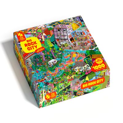 Big Rock City 1000-Piece Jigsaw Puzzle from The Magic Puzzle Company Series Four