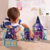 PicassoTiles Haunted House Theme Magnet Tile Building Blocks 8 Action Figures Magnetic Construction Toy Double Sided Printing Education STEM Learning Playset Halloween Adventure Kid Ages 3+ PTQ03 view 4