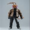 1/12 Scale Male Clothes,Male Stand Up Collar Jacket Coat Costume Outfit Clothing for 6inch Male Action Figure Body(Black Motorcycle Jacket) view 2