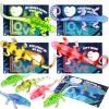 24 Pack Valentines Day Gift Cards with Glow in The Dark Lizards,Fidget Toy for for Classroom,Valentine's Gifts Exchange For School,Valentine's Party Favors for Kids, Valentine's Prizes for Kids view 1