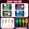 24 Pack Valentines Day Gift Cards with Glow in The Dark Lizards,Fidget Toy for for Classroom,Valentine's Gifts Exchange For School,Valentine's Party Favors for Kids, Valentine's Prizes for Kids view 3