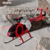 Ssccgym 335MM MD500 C189 Remote Control Helicopter Aircraft Add Optical Flow Positioning 1/28 Scale RC Heli Maintain Altitude Hover RTF US Rescue Helicopter RTF 2Batteries view 3