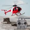 Ssccgym 335MM MD500 C189 Remote Control Helicopter Aircraft Add Optical Flow Positioning 1/28 Scale RC Heli Maintain Altitude Hover RTF US Rescue Helicopter RTF 2Batteries view 4