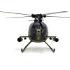 Ssccgym 335MM MD500 C189 Remote Control Helicopter Add Optical Flow Positioning RC Aircraft 2Batteries RC Heli Single Rotor No Ailerons Maintain Altitude Hover Green RTF view 3