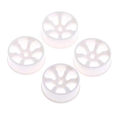 Tsolay 4Pcs 1/28 White RC Wheel Rims for WLtoys K969 K989 P929 Car DIY Accs Modification Accessories