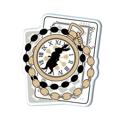 Alice in Spades ~Wonderful Black World~ Acrylic Badge Peter = White B ABGA-S001-m29