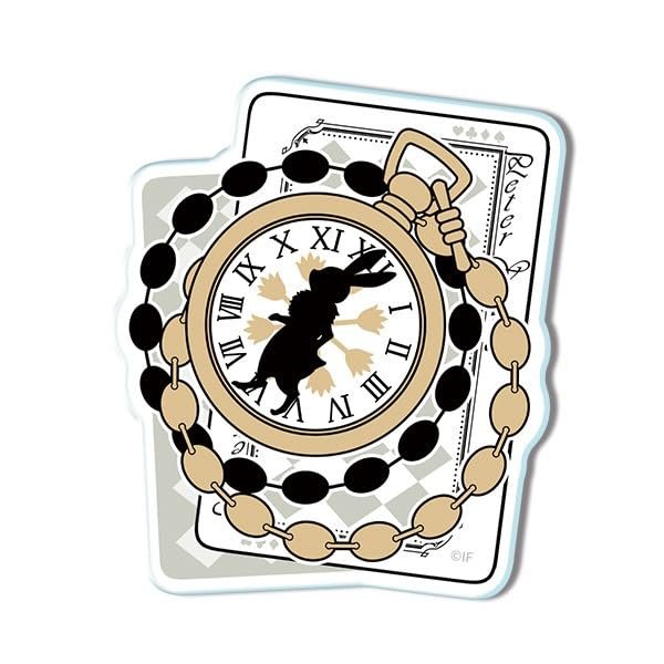 Alice in Spades ~Wonderful Black World~ Acrylic Badge Peter = White B ABGA-S001-m29