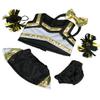Cheer Uniform Outfit for Plush Animal Teddy Bear - Fits Most 6"-10" Plush Soft Toys Adorable & Cozy Gold & Black Cheerleader Costume Plushie Buddy Bear - Playful Gift for Kids view 2
