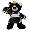 Cheer Uniform Outfit for Plush Animal Teddy Bear - Fits Most 6"-10" Plush Soft Toys Adorable & Cozy Gold & Black Cheerleader Costume Plushie Buddy Bear - Playful Gift for Kids view 3