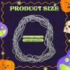Riceshoot 200 Pcs Silver Bead Necklace Bulk Mardi Gras Oval Beads Necklace Party Favors 33 7mm Metallic Color Beaded Costume Necklaces for Halloween Christmas Festive Event Accessories view 2