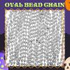 Riceshoot 200 Pcs Silver Bead Necklace Bulk Mardi Gras Oval Beads Necklace Party Favors 33 7mm Metallic Color Beaded Costume Necklaces for Halloween Christmas Festive Event Accessories view 3
