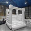Inflatable White Bounce House Castle with Air Blower,Inflatable Jumper Bouncy Castle for Wedding, Birthday Parties Decorations11X11X10FT view 2