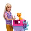 Barbie Careers Doll & Accessories, Animal Rescue & Recovery Playset with Blonde Doll, Baby Monkey & Tiger Figures, Carrier & More view 2