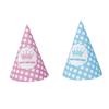 HONMEET Mini Birthday Cone Hat Crowns 20 Pack Sparkle Party Decorations Boys and Girls Happy Birthday Hats Music Pentagram and Crown view 1