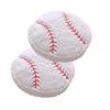 2Pcs Baseball Plush Pillow14" Soft Baseball Stuffed Toys Fluffy Soccer Sports Throw Pillow Durable Football Plush Toys for Home Decor Sofa Cushion Kids Boy Girls Children Sports Toys Gift(Baseball) view 1