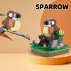 Apostrophe Games Majestic Birds Model Building Block Kit - 876 Pieces - Six Unique Bird Models for Kids and Adults view 4