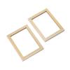 Odoria 1/12 Miniature Photo Picture Frames Dollhouse Decoration Accessories, 2Pcs view 1