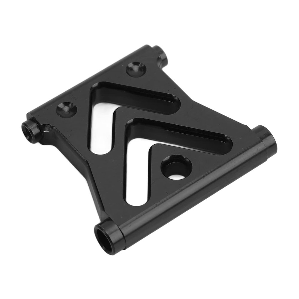 MUNEFE RC Car Front Bezel, Aluminum Alloy i Collision Bezel, RC Front Bumper for 1/10 Remote Control Vehicles(Black)
