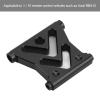 MUNEFE RC Car Front Bezel, Aluminum Alloy i Collision Bezel, RC Front Bumper for 1/10 Remote Control Vehicles(Black) view 2