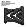MUNEFE RC Car Front Bezel, Aluminum Alloy i Collision Bezel, RC Front Bumper for 1/10 Remote Control Vehicles(Black) view 3