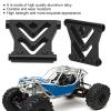 MUNEFE RC Car Front Bezel, Aluminum Alloy i Collision Bezel, RC Front Bumper for 1/10 Remote Control Vehicles(Black) view 4