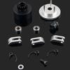Chanmoo 1/8 RC Car 14T Clutch Bell Flywheel Assembly Kit Shoes Bearings Gear Engine Nut Springs Cone for 1:8 RC Buggy Truck Car KYOSHO HPI HSP Axial Himoto 21-28cxp Nitro Engine Parts (Silver) view 4
