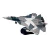 DAGIJIRD Russian Su-57 Stealth Fighter Attack Airplane Model 1/100 Scale Alloy Military Aircraft Model with Display Stand view 1