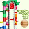 JOYIN 236Pcs Glowing Marble Run with Motorized Elevator- Construction Building Blocks Toys with 30 Glow in The Dark Plastic Marbles, STEM Toy for Boys and Girls, Birthday Gift, Easter Basket Stuffers view 2