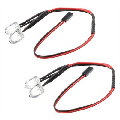2X L-E-D Light EA1034 for JLB Racing Cheetah 1/10 Brushless RC Car Parts RC Car Decoration Accessories