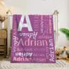 YBDLLE Custom Blanket, Personalized Baby Blanket with Name, Customize Blanket for Baby Girl or Boy, Best Gift for Baby, Newborn, New Mom view 4