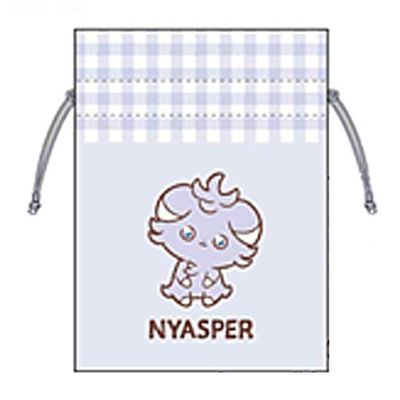 (Marimocraft) Marimo Craft PKP-058 Pok Piece Pokemon Bean Cloth, Nyasper W 3.5 x H 4.7 inches (9 x 12 cm)