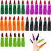 Halloween Witch Fingers,30 Pcs Witch Finger for Reading for Kids 5 Colors Fake Nail 6.5cm/2.5in Halloween Nails for Party Zombie Vampire Cosplay Costume Accessory view 1
