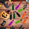 Halloween Witch Fingers,30 Pcs Witch Finger for Reading for Kids 5 Colors Fake Nail 6.5cm/2.5in Halloween Nails for Party Zombie Vampire Cosplay Costume Accessory view 4